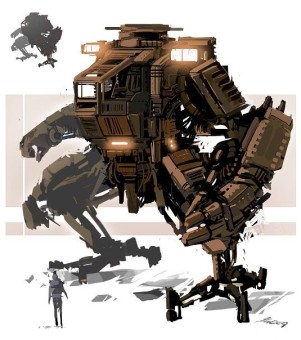 Digitale Illustration - Science Fiction - Walkermech